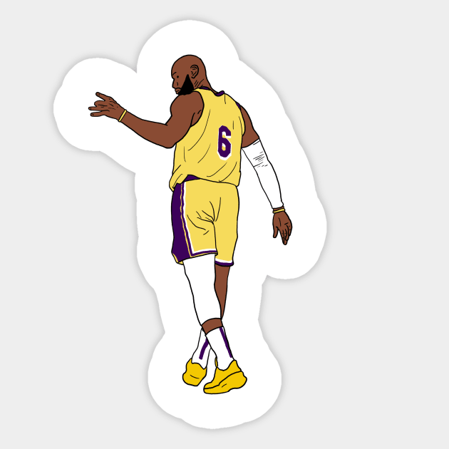 lebron james Sticker by atiatiaman